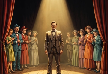 Actor with side characters